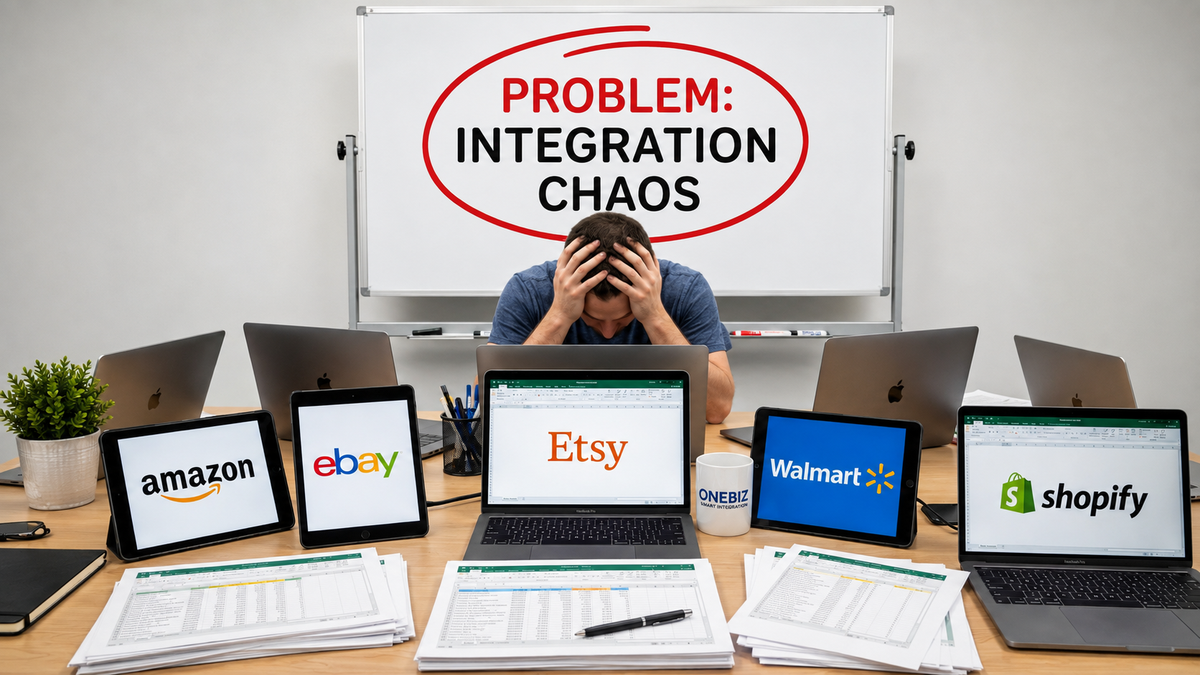 One Business. Five Marketplaces. Twenty Spreadsheets. One Big Problem.