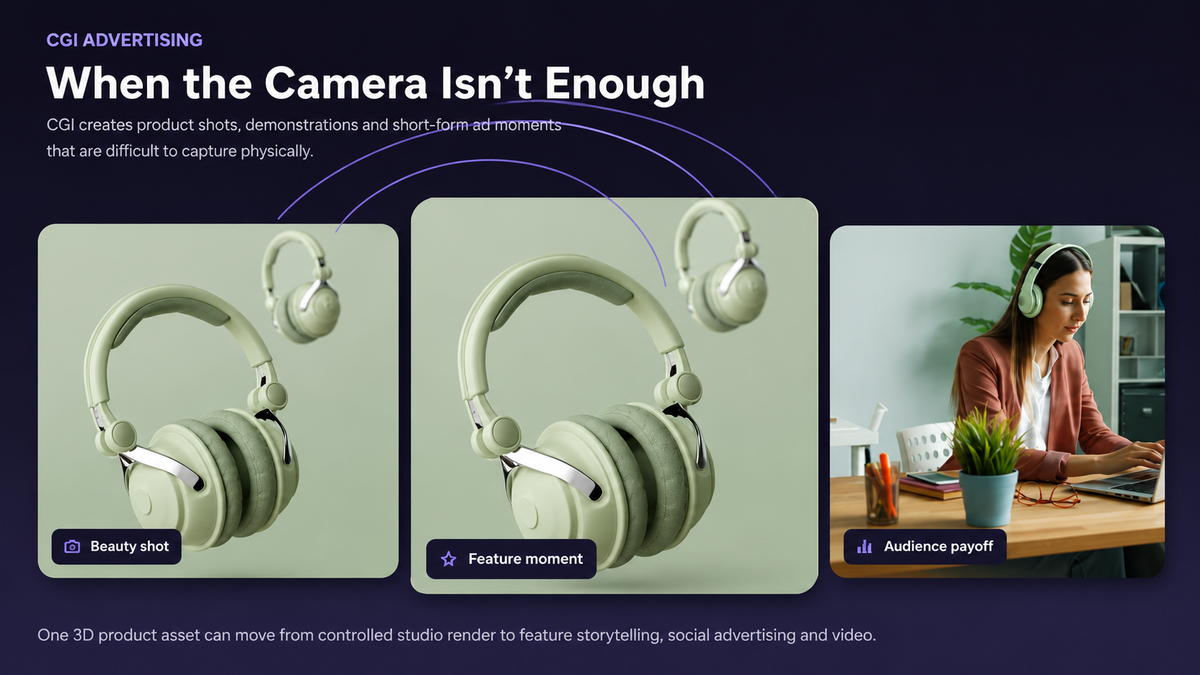 Beyond the Product Shoot: How CGI, 3D Animation and Product Video Build Scalable Campaigns