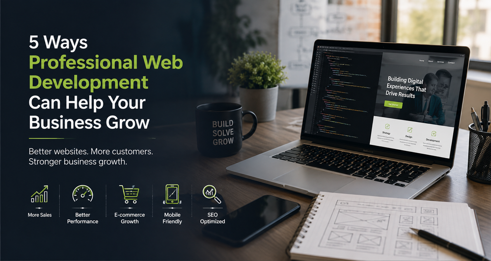 5 Ways Professional Web Development Can Help Your Business Grow