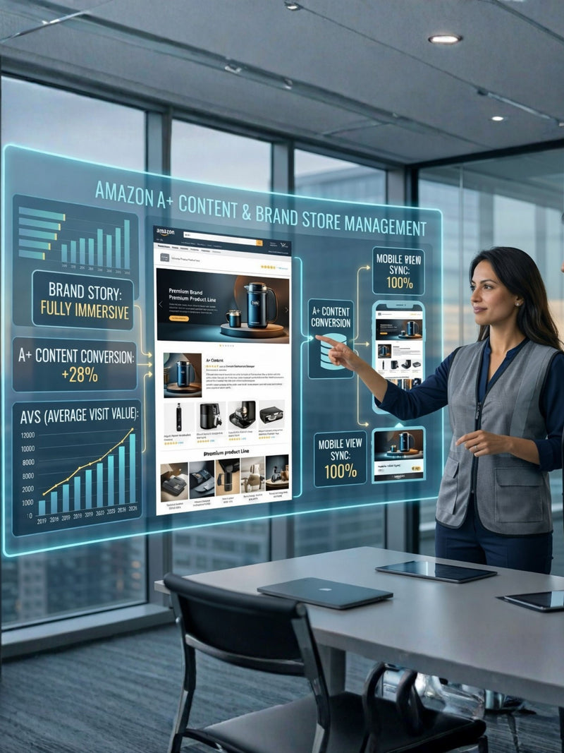 Amazon A+ Content & BrandStore Management: