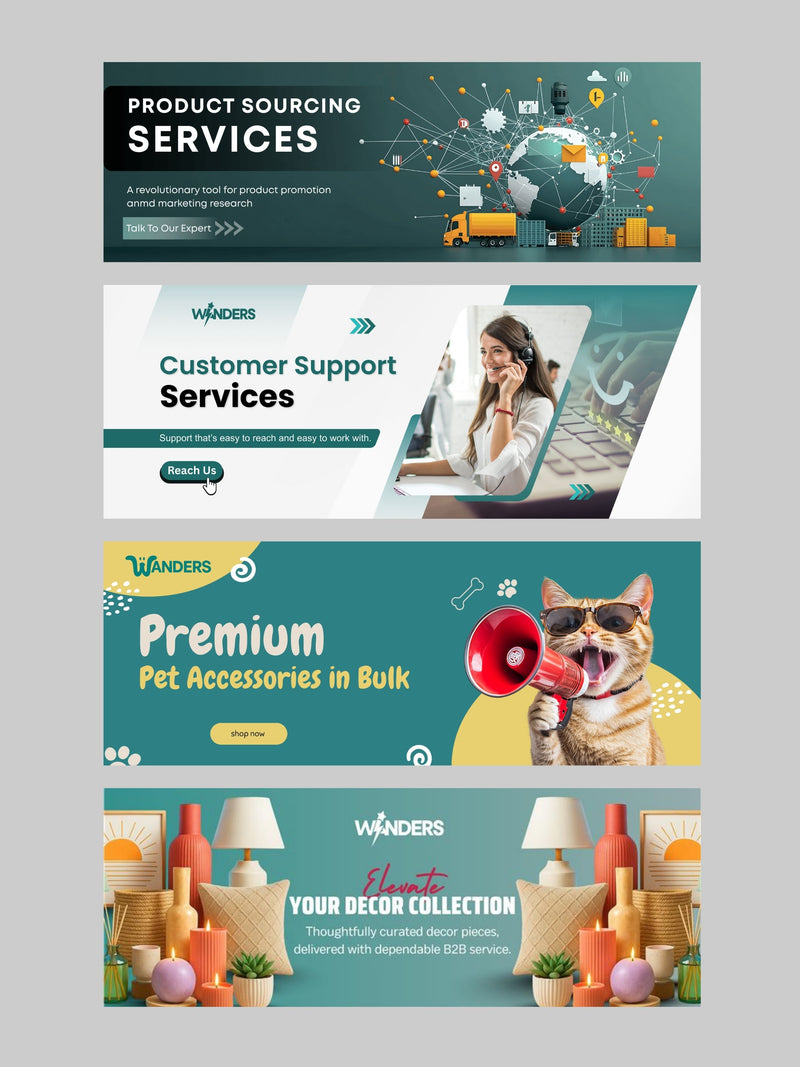 Graphic Design (Ads, Banners, Social Media Sets)